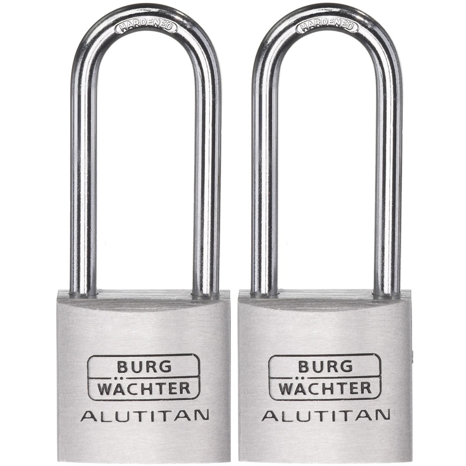Burg Wächter Sada visacích zámků s cylindrickou vložkou Profi Alutitan DUO