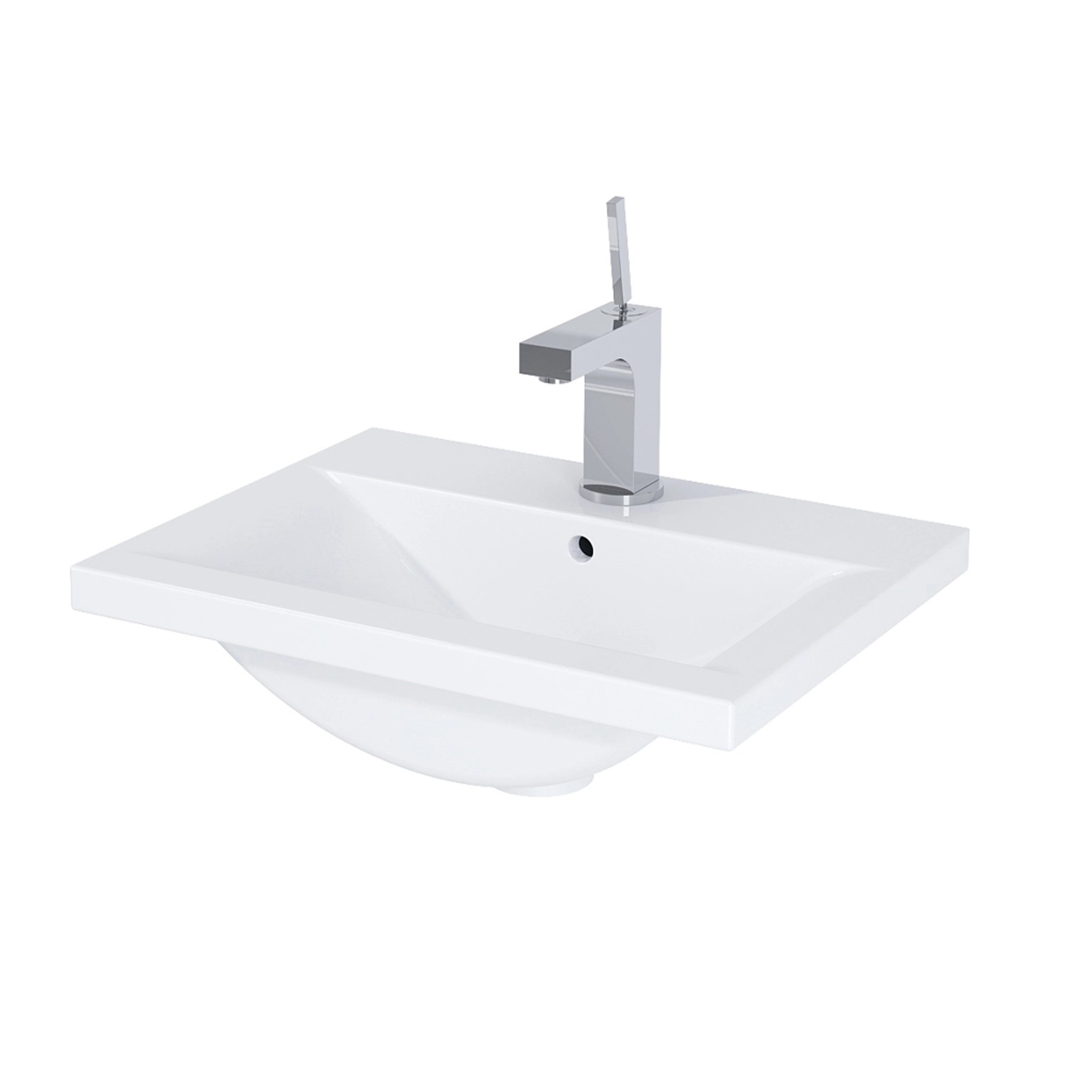 Roca Keramické umyvadlo Cheese, 50 cm