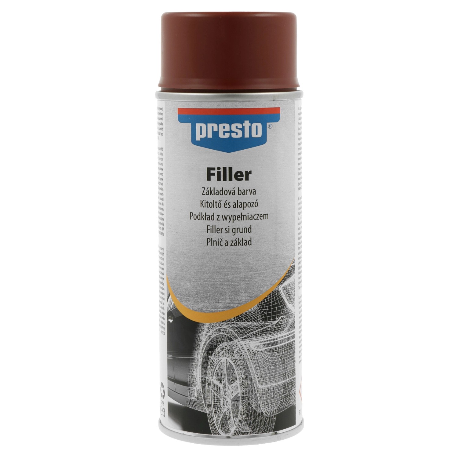 Presto Plnič a základ 400 ml, červenohnědý