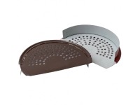 COVERNIT Čelo hřebenáče CLASSIC RAL 8017 hnědé 150 x 90 mm