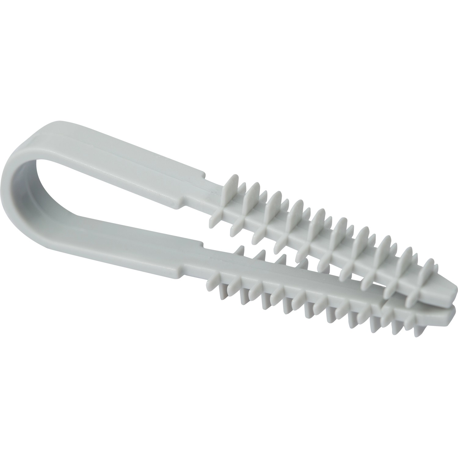 OBI Zasouvací smyčková příchytka, světle šedá, 25 ks