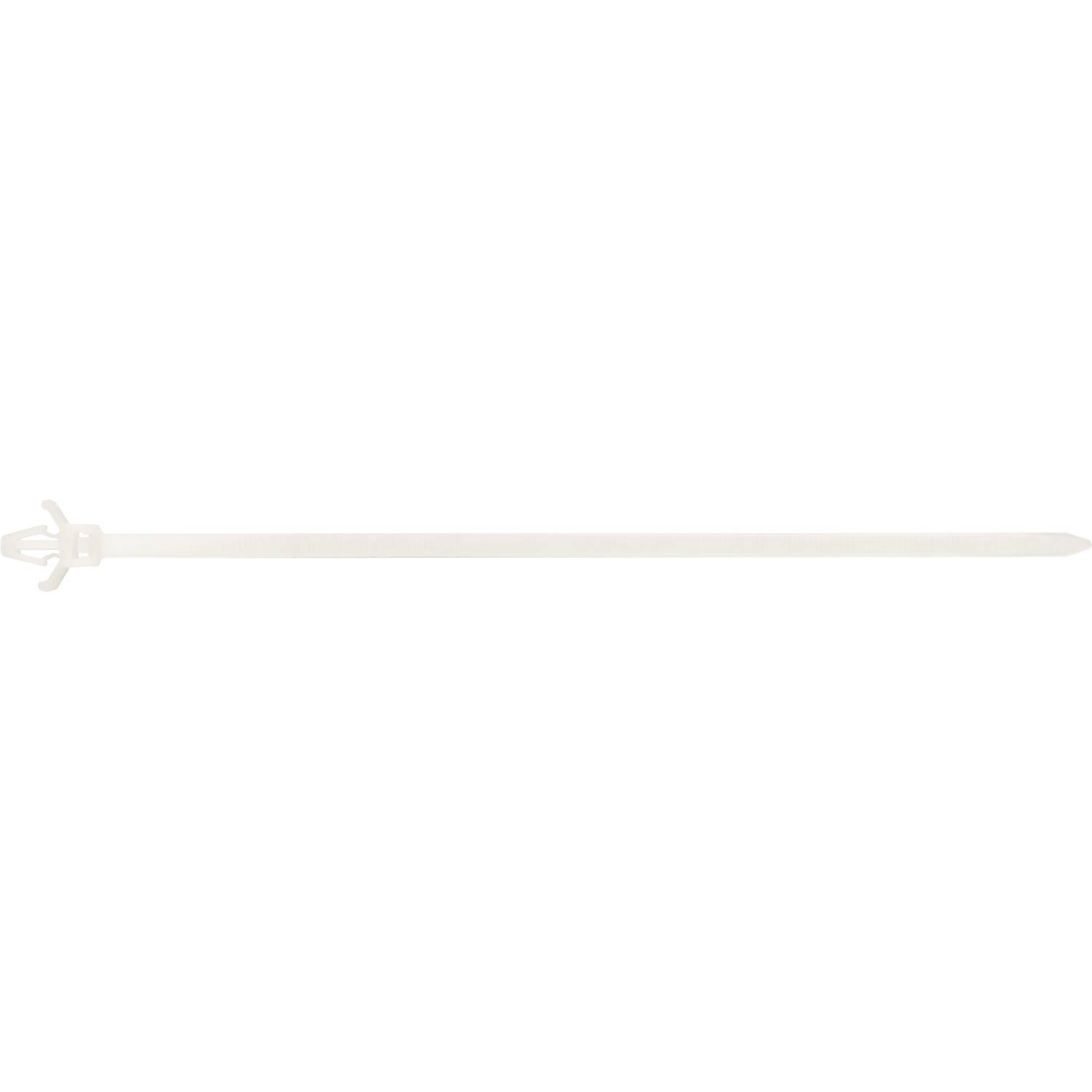 OBI Stahovací pásky s příchytkou 200 x 4,8 mm, bílá, 50 ks