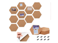 Bondecor Nástěnka korková, hexagon, 15 x 17,1 cm