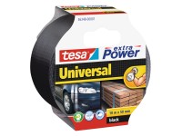 tesa Textilní opravná páska Extra Power Universal, černá, 10 m x 50 mm