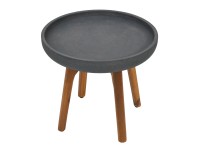 Odkládací stolek Laura tmavě šedý 400 x 450 x 450 mm