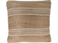 Koopman Polštář jutový/bavlněný pruhovaný různé barvy 45 x 45 cm