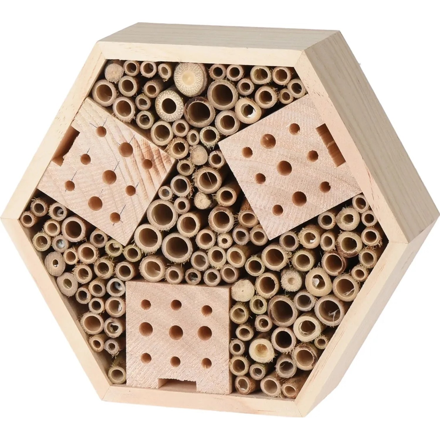 M.A.T. Hmyzí domek dřevěný Hexagon 22,5 x 20 x 7,4 cm