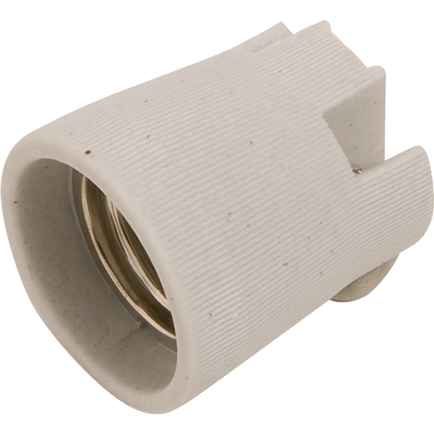 OBI Objímka žárovky E27 bílá porcelán