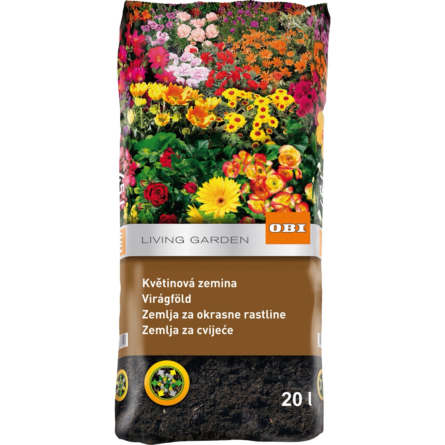 OBI Květinová zemina 20 l