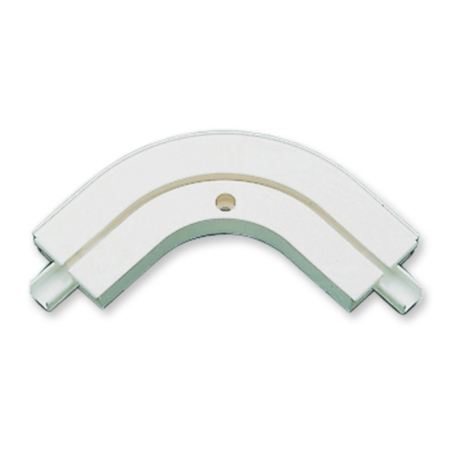 Gardinia Oblouk jednodrážkový GE1 pro prodloužení bílý 13,5 cm x 13,5 cm