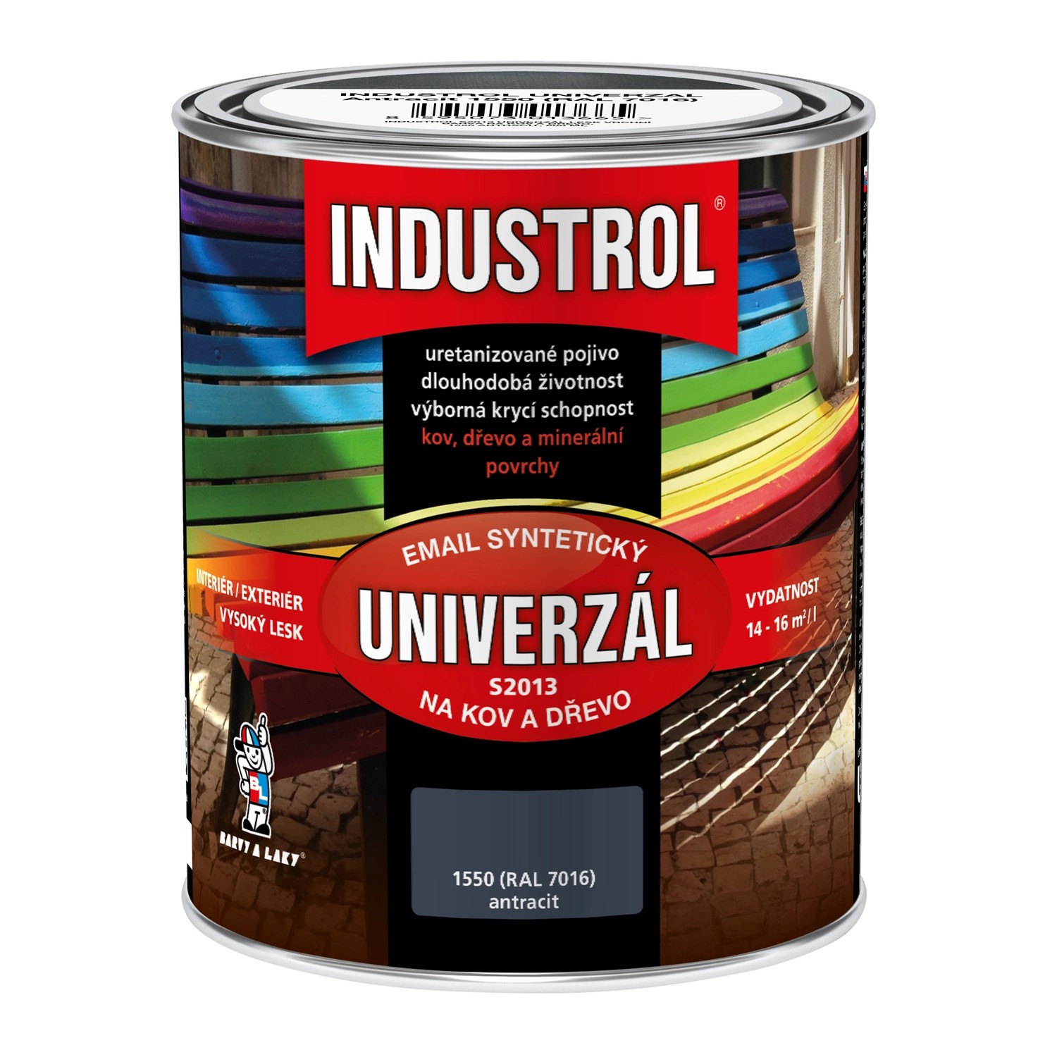 Industrol uni 1550 antracit 4L
