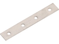 Plochý spojovací úhelník nerezová ocel 100 mm x 15 mm