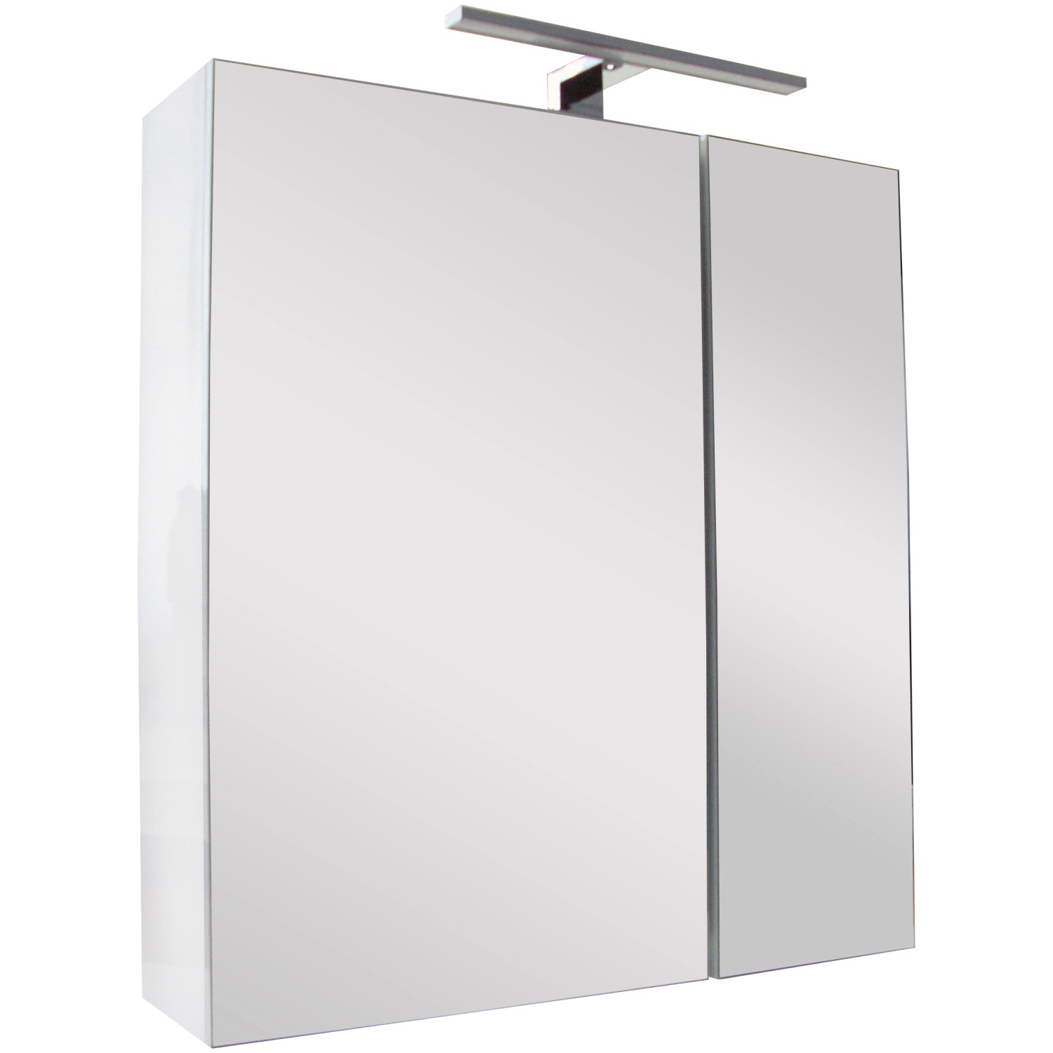 A-Interiéry Zrcadlová skříňka s LED osvětlením Lucas ZS 60