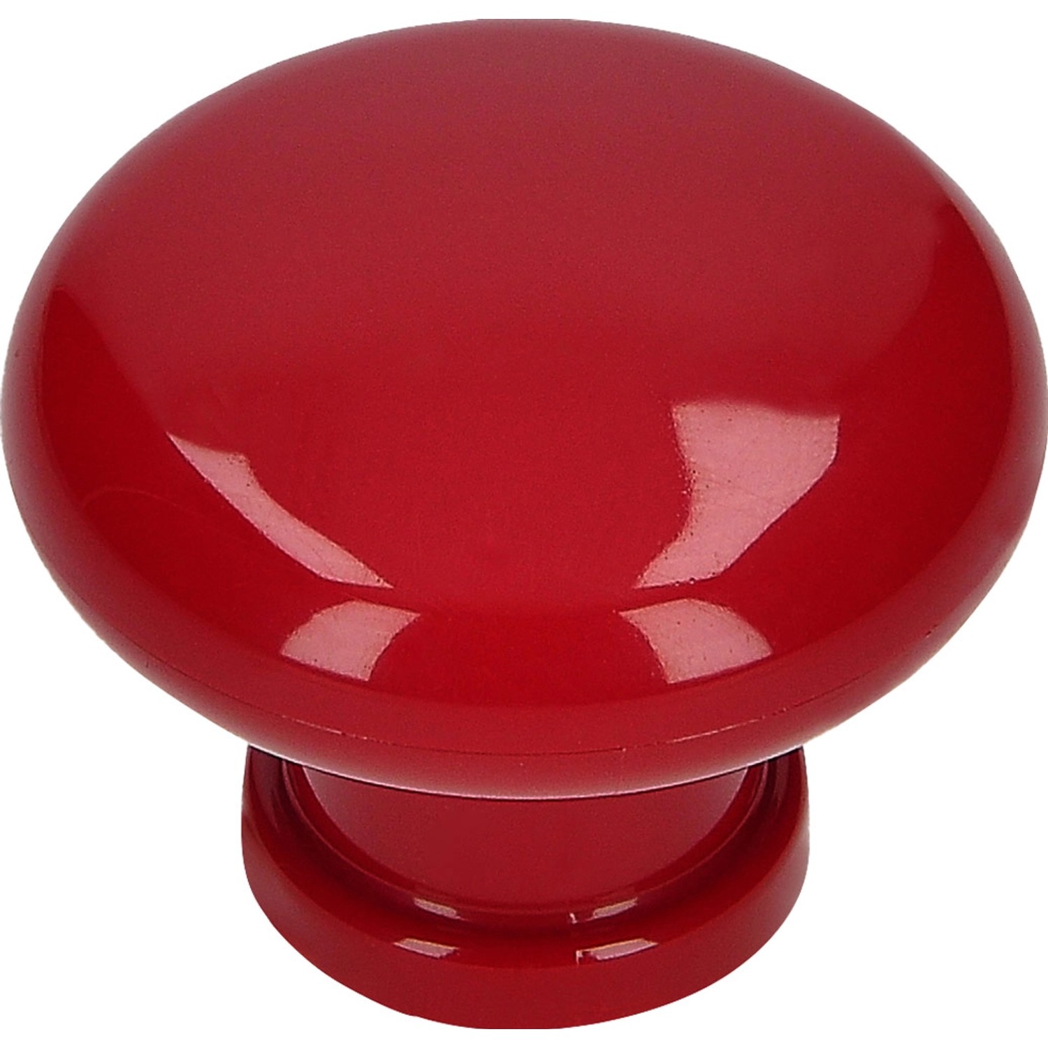 Siro Nábytkový knoflík 0385 kov plast rubínově červený průměr 40 mm