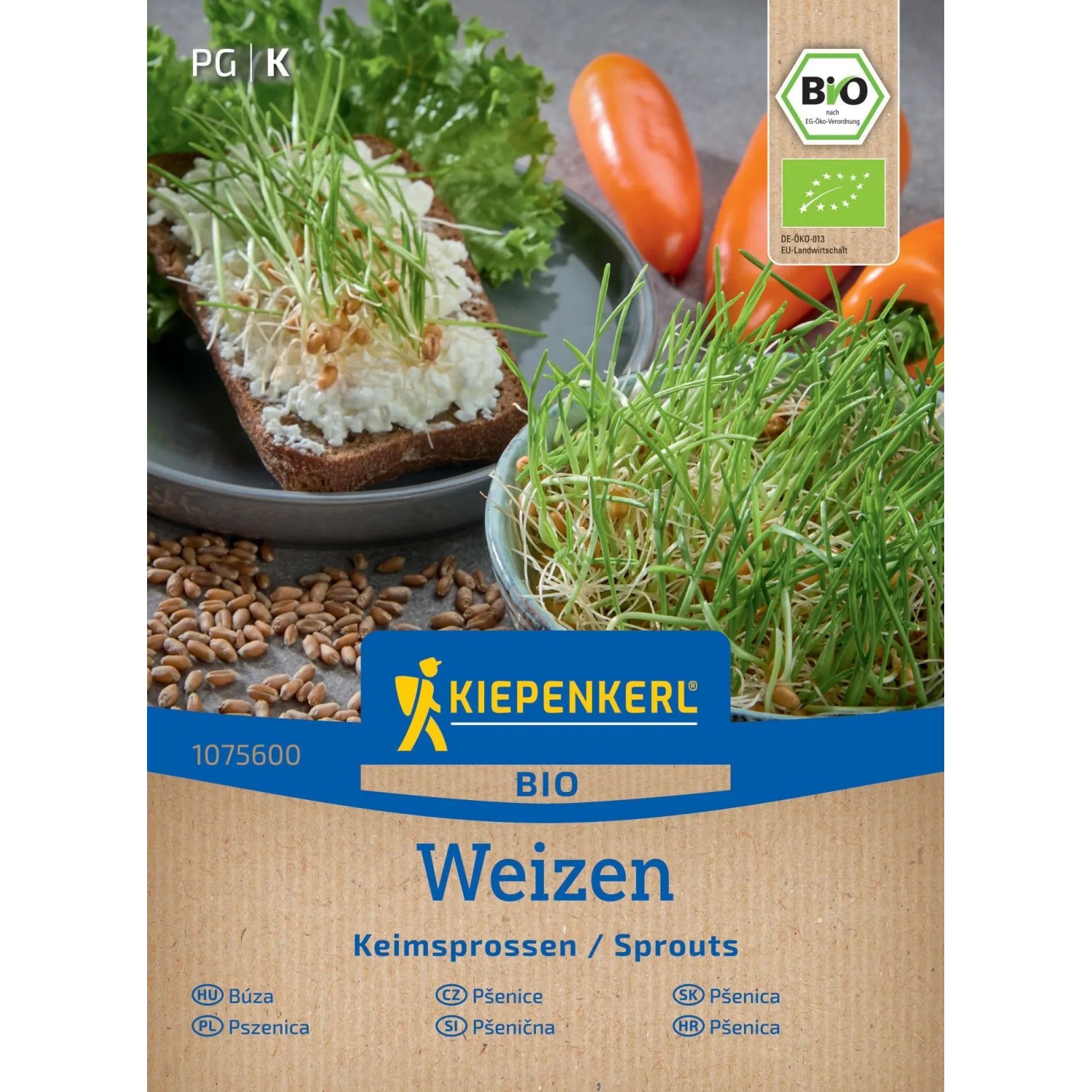 KIEPENKERL BIO Pšenice (Triticum aestivum) ke klíčení 75 g