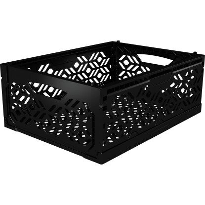 Surplus Systems Skládací přepravka Midi, černá, 14,5 l