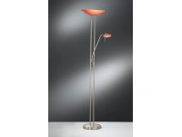 Eglo Stojací lampa Baya červeno - oranžové sklo 180 cm