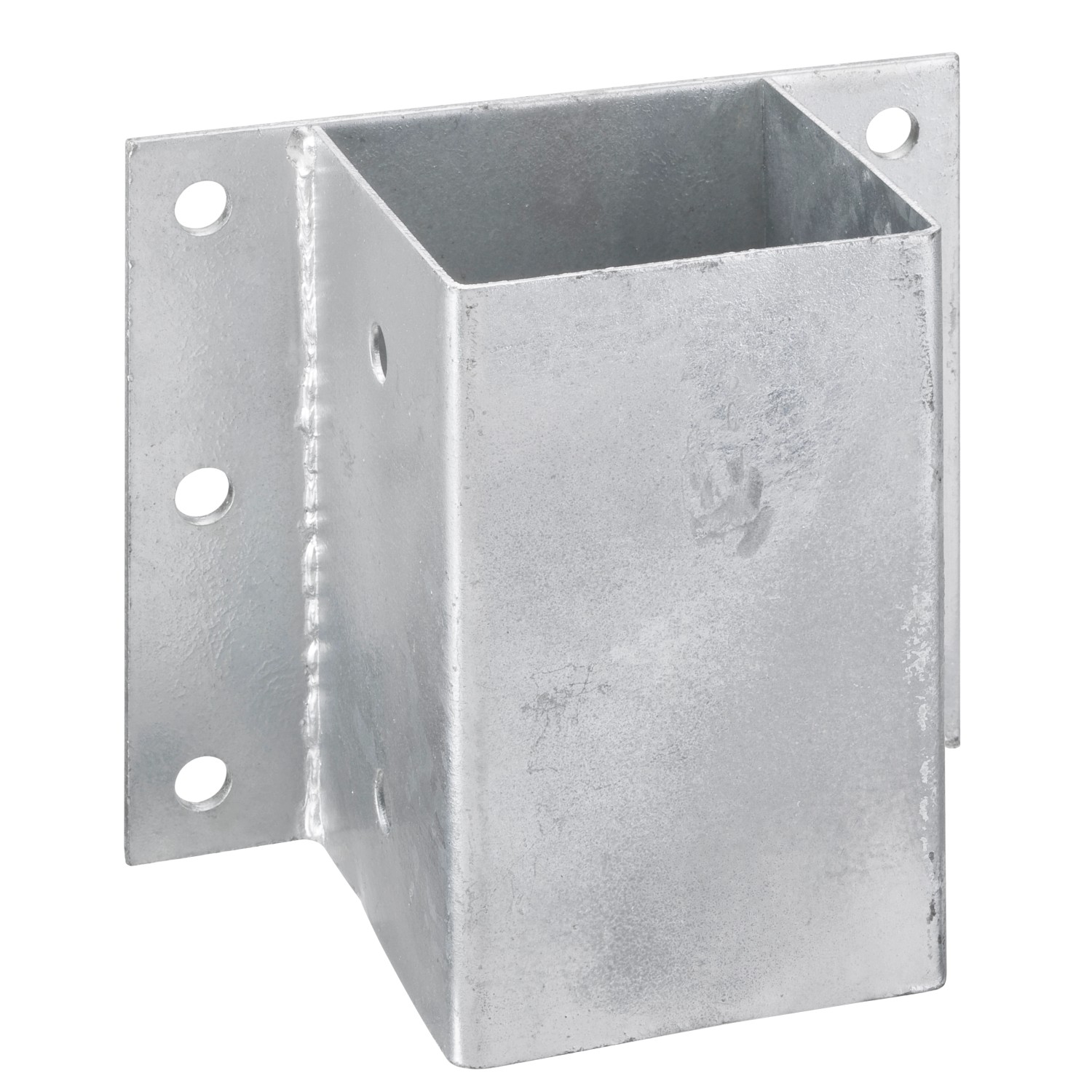 Nosník sloupku k připevnění kolíky, žárově pozinkovaný, 150 x 91 x 91 mm