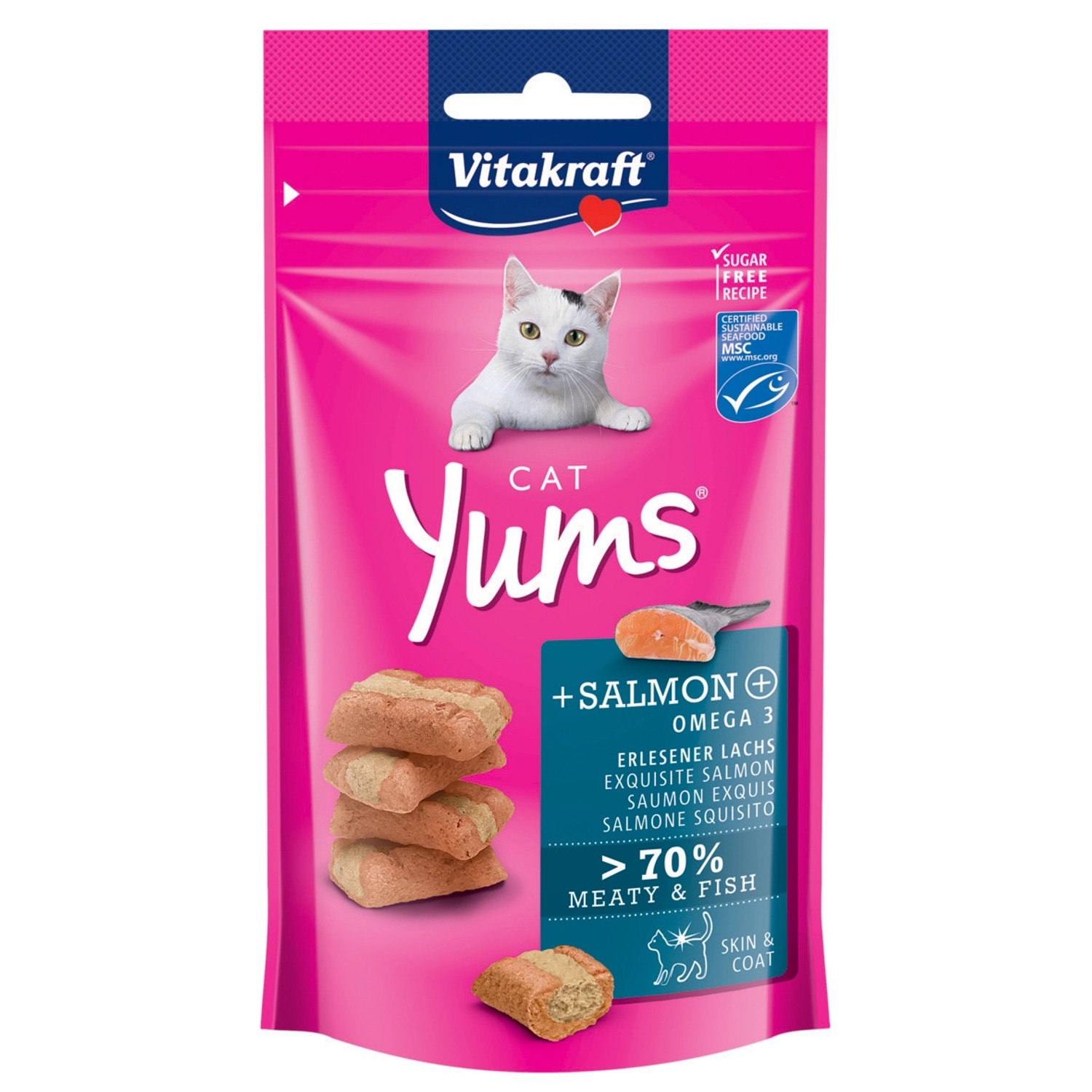 Vitakraft Pochoutka pro kočky Cat Yums losos 40 g