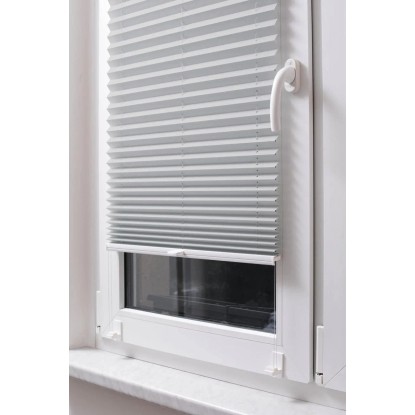 STUZA Plisé roleta EasyFix, šedá, 90 x 230 cm