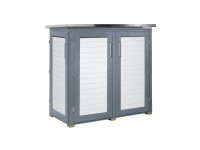 Weka Zahradní skříň Garten Q Teras, šedá, 161 x 170 x 85 cm