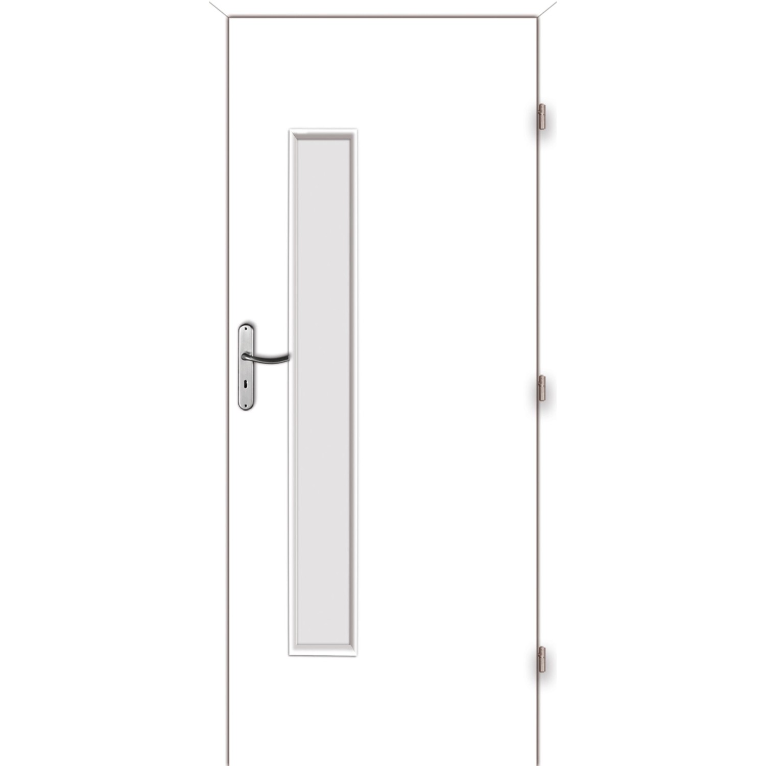 Voster Falcové interiérové dveře METRIX 2/3, fólie Finish, bílá, 70 P