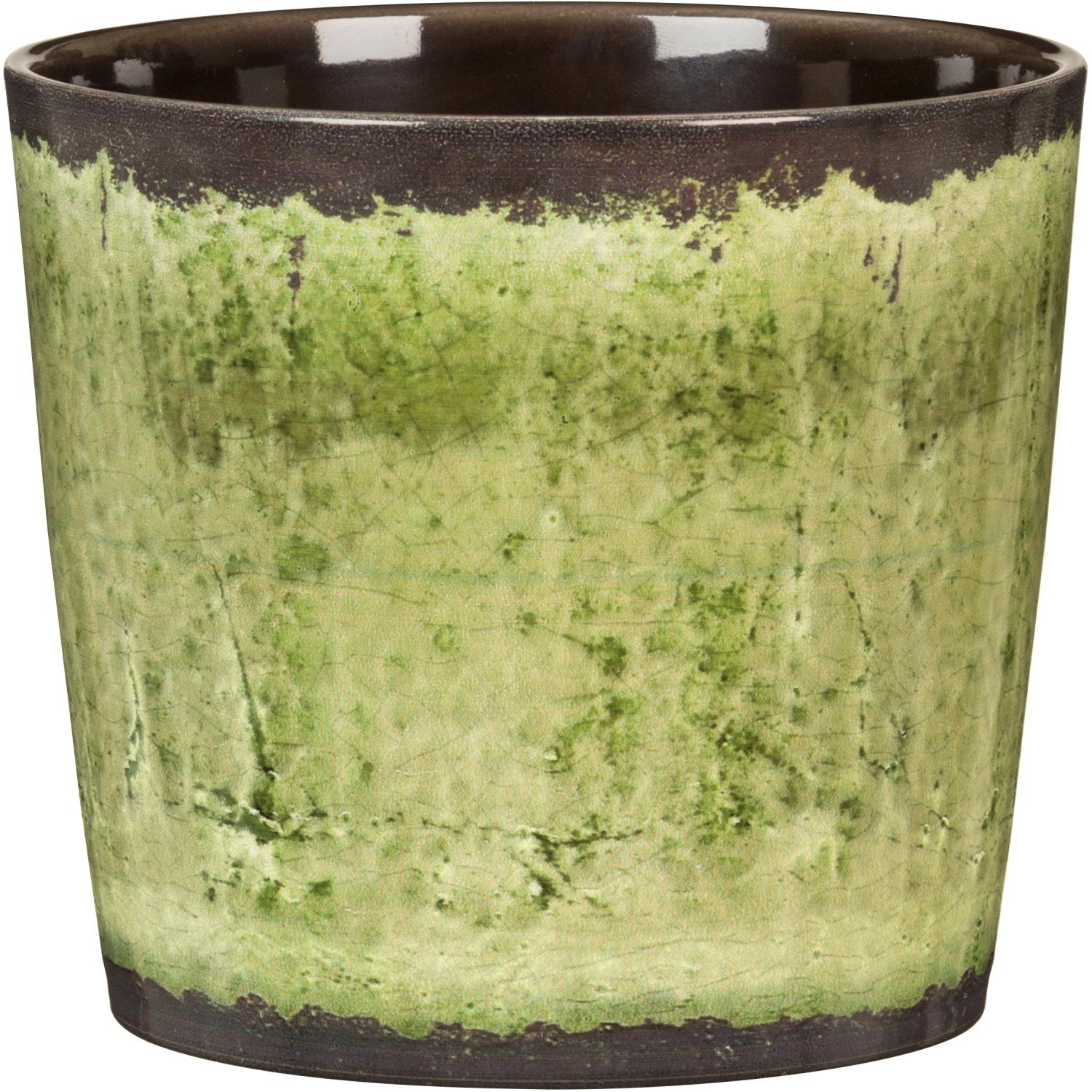 Scheurich Obal na květináč 870 průměr 13 cm x 12 cm Meadow Glaze