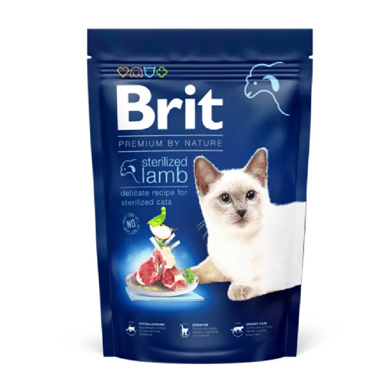 BRIT Premium by Nature Cat Sterilized Lamb 1,5 kg