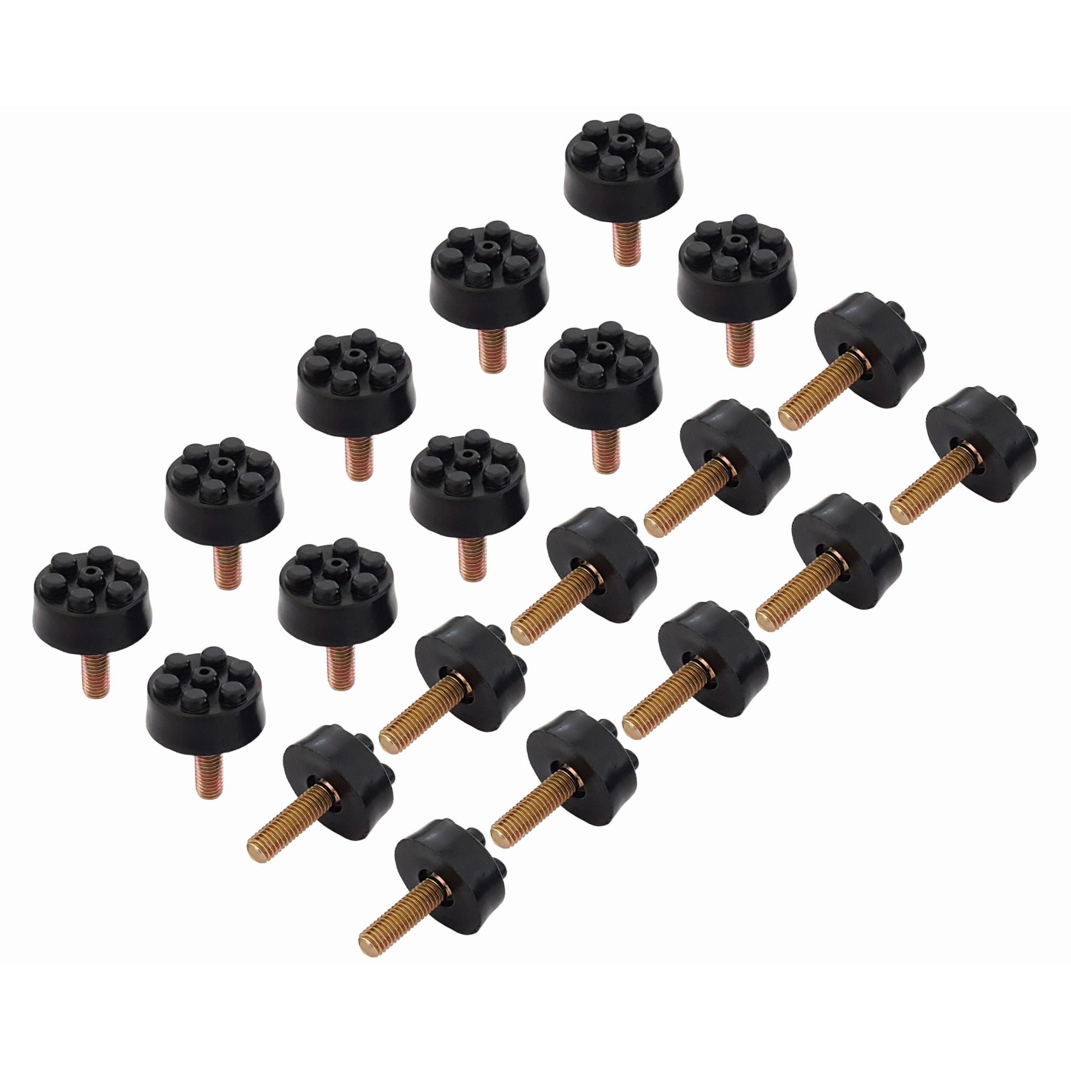 Krytky na nožičky pro lounge sestavu Olea 20 ks, 30 x 25 mm