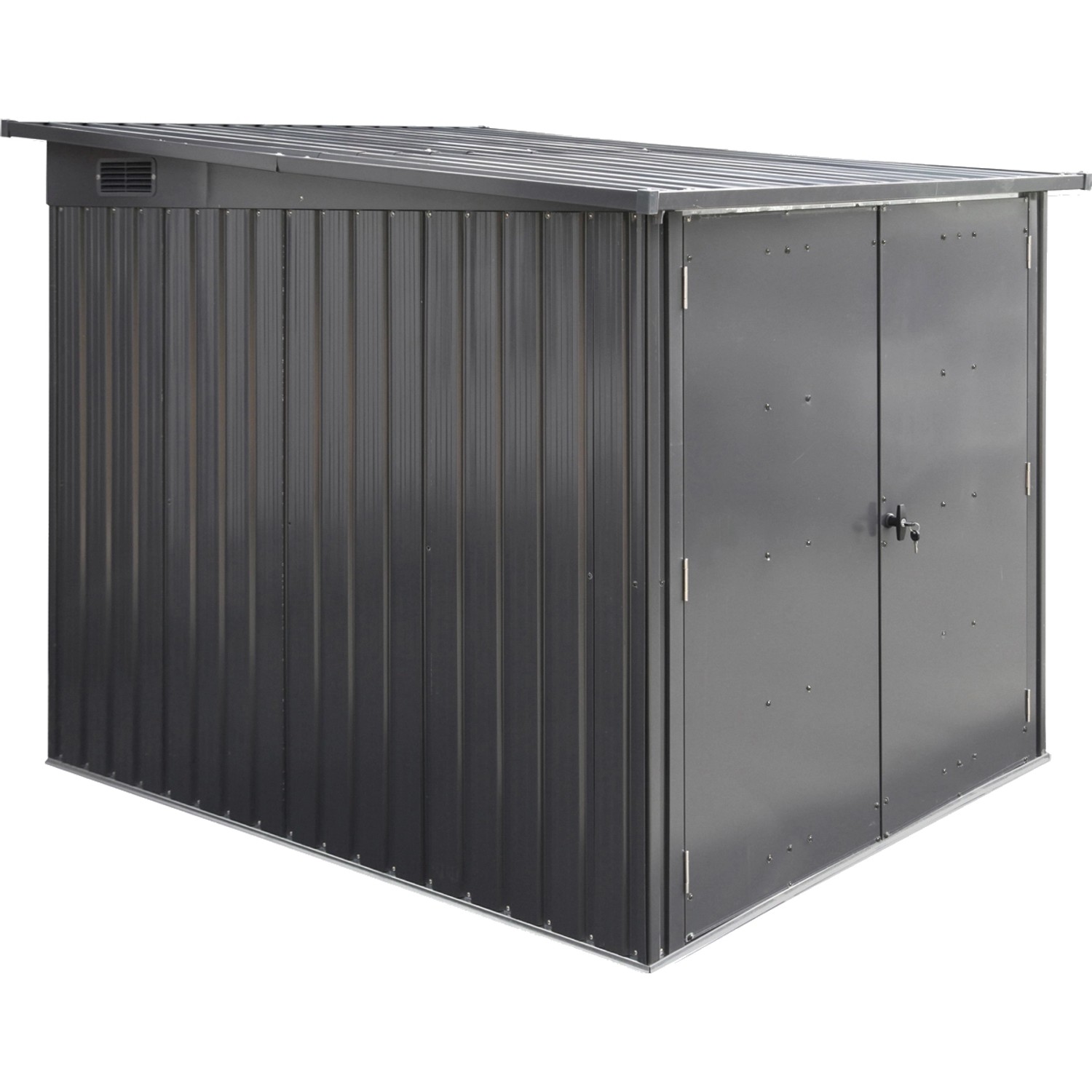 Floraworld Přístřešek na jízdní kola, antracitová, 163,5 x 204 cm