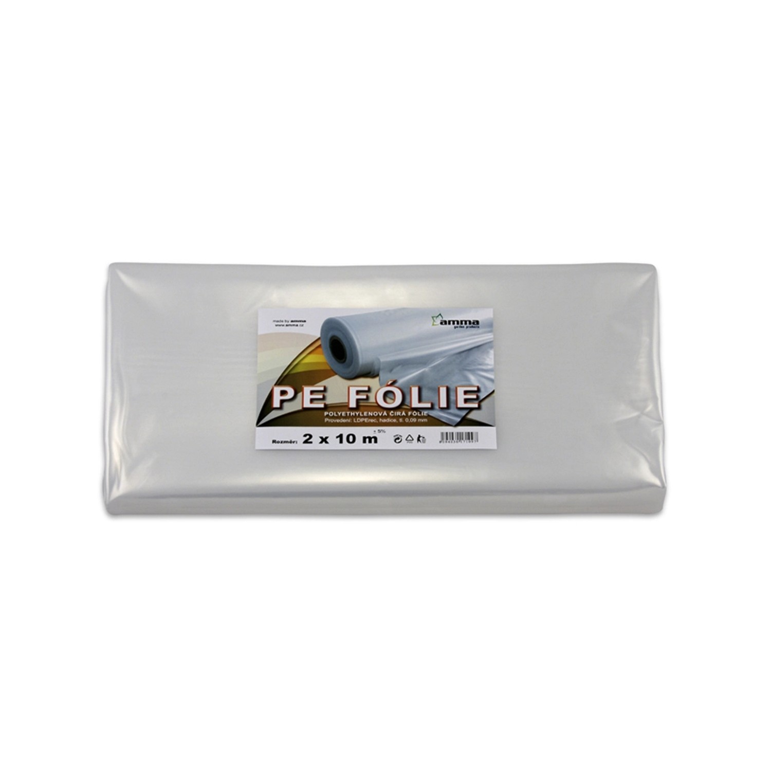Fólie LDPE typ A čirá, 2 x 10 m