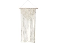 Koopman Macramé závěsná dekorace béžová 43 x 80 cm