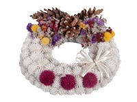 Hřbitovní věneček bodlákový pr. 20 cm