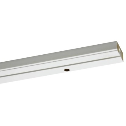 Gardinia Záclonová kolejnička jednodrážková GE1 bílá 120 cm