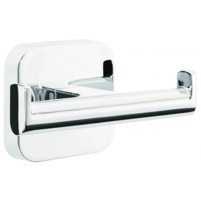 tesa Dvojitý háček na oděvy Elegaant, chrom, 50 x 80 x 43 mm