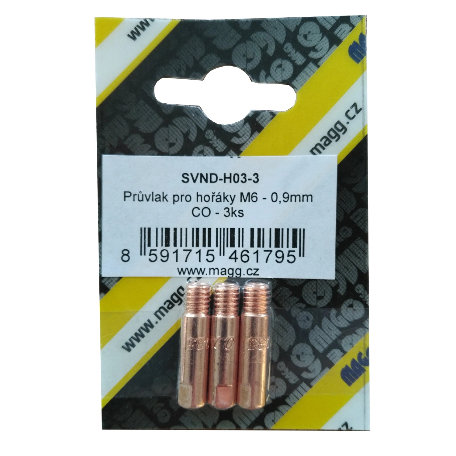 Magg Průvlak pro hořáky M6 - 1,0 mm CO, 3ks