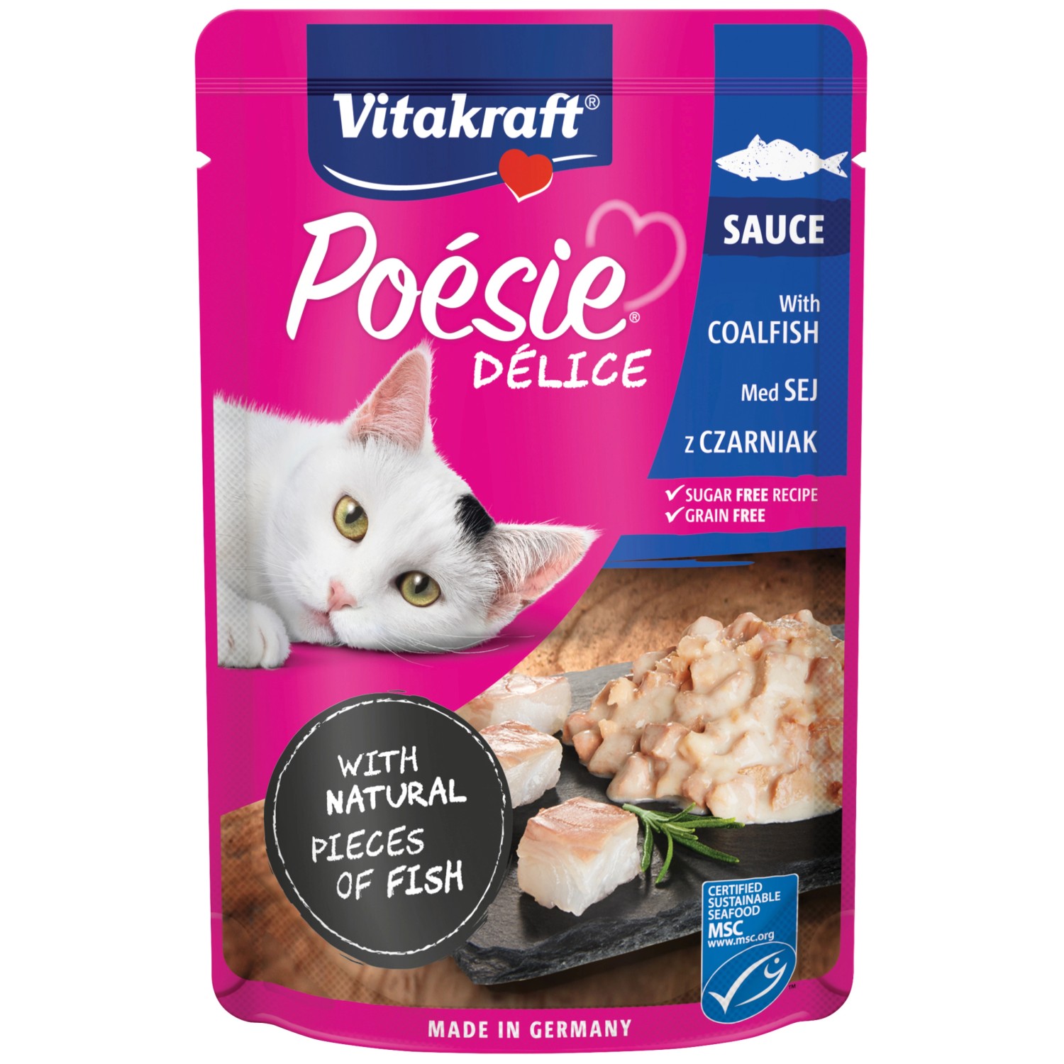 Vitakraft Kapsičky pro kočky Poésie Délice treska tmavá 1 x 85 g