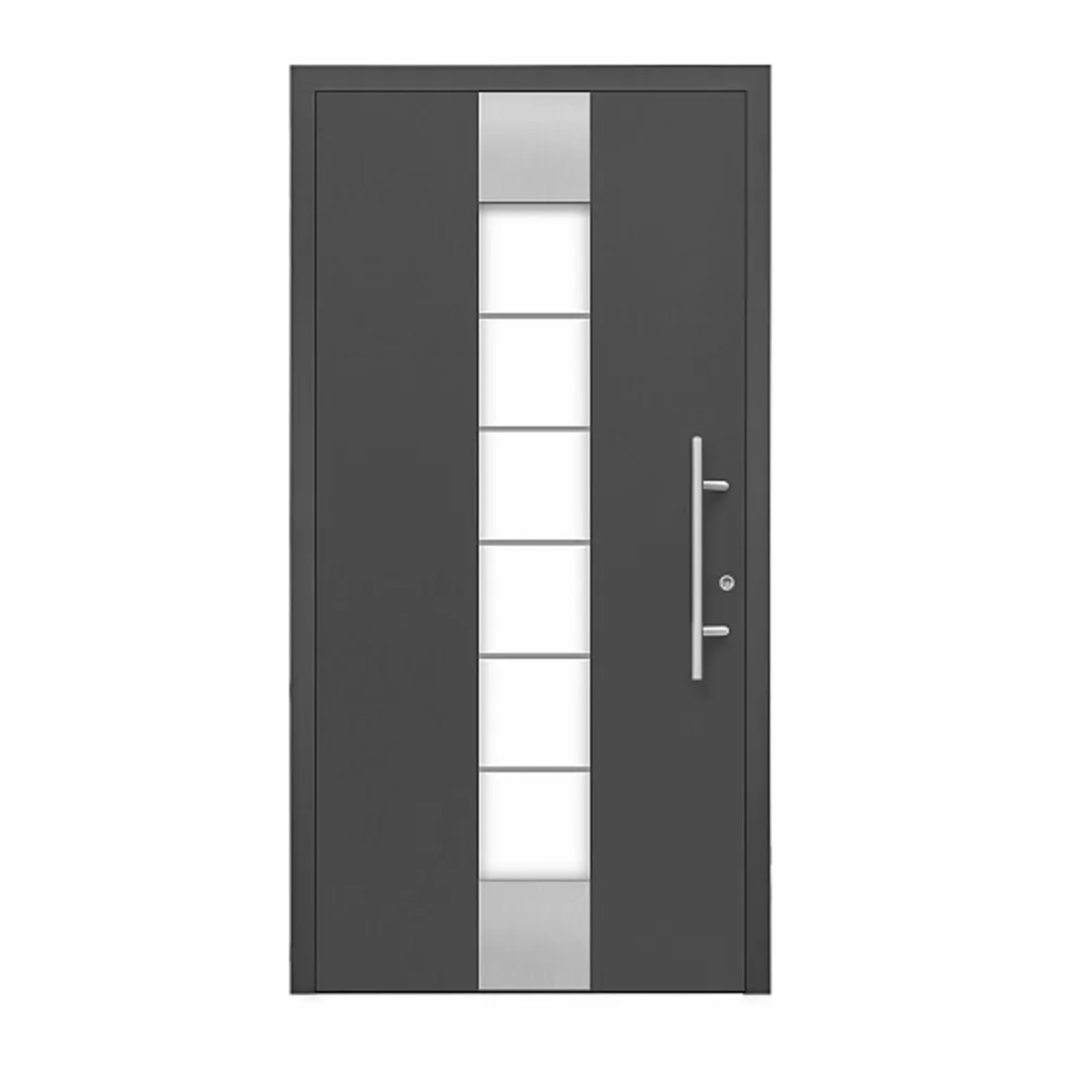 Splendoor Hliníkové vchodové dveře Moderno M310/B, antracitová metalíza, 110 P