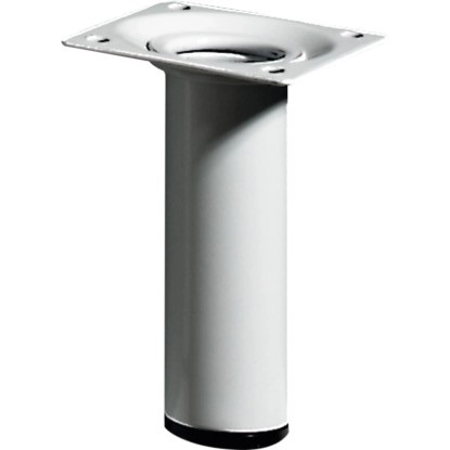 Hettich Nábytková noha kulatá, bílá, pr. 30 x 100 mm