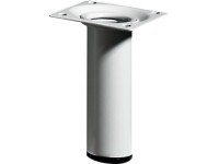 Hettich Nábytková noha kulatá, bílá, pr. 30 x 100 mm