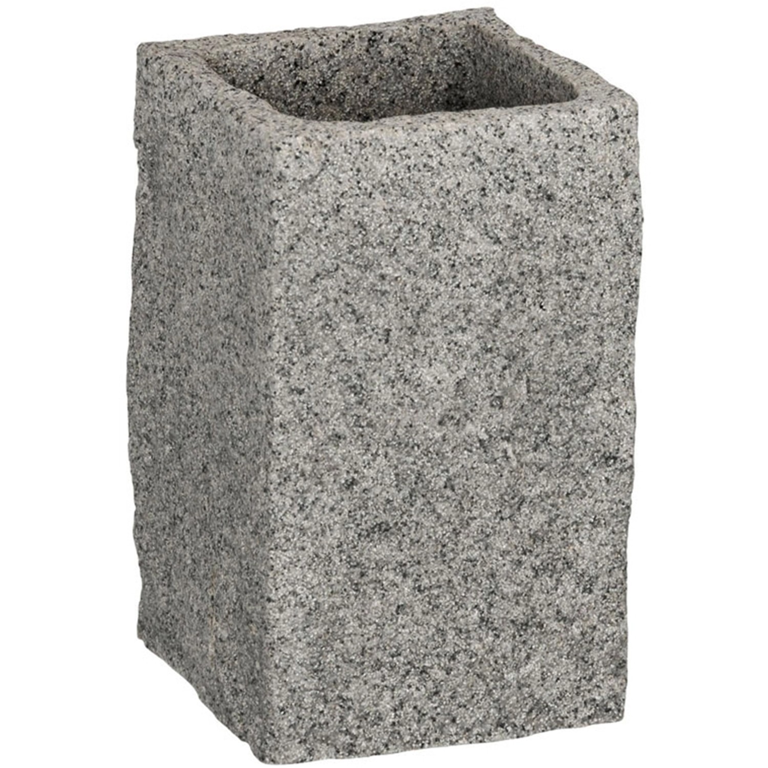 Wenko Kelímek na zubní kartáčky Granit šedý