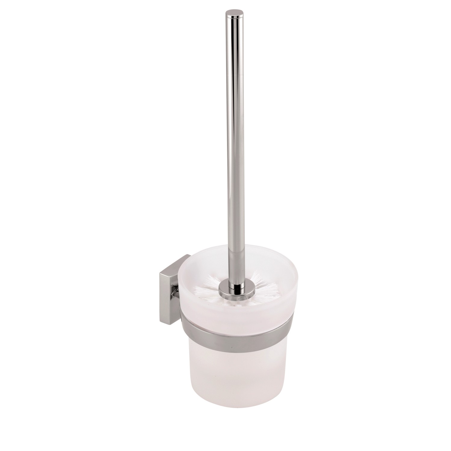 Novaservis Metalia 12 wc štětka x10 cm bílá/chrom 0233,0 0233.0