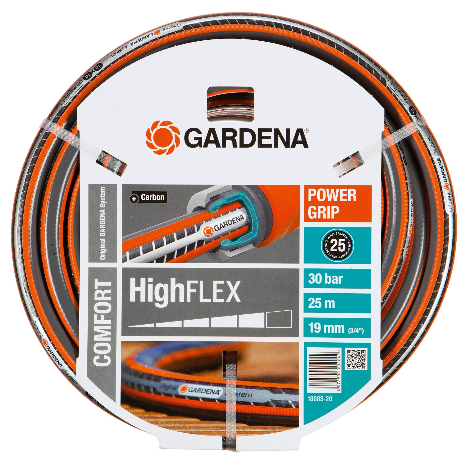 GARDENA Hadice HighFLEX Comfort, 19 mm (3/4"), 25 m