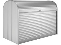 Biohort Zahradní box StoreMax 190 stříbrný, 190 x 97 x 136 cm