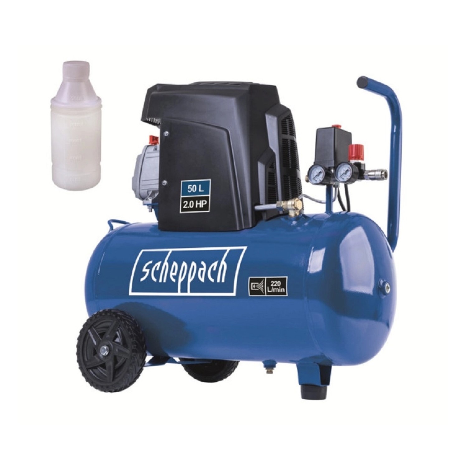 Scheppach HC 65 - olejový kompresor, 50 l