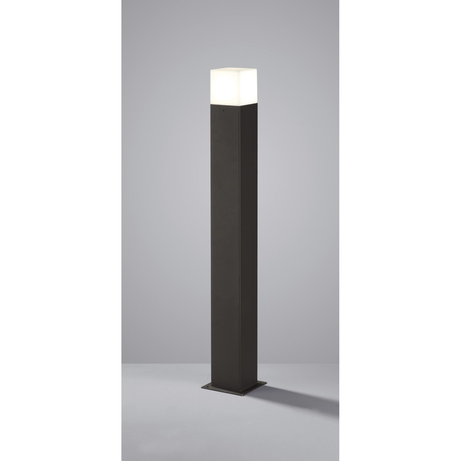 Trio Venkovní LED lampa Hudson, 1x3,5W, antracitová, 8,5 x 8,5 x 80 cm