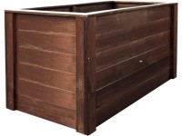 Andrewex Vyvýšený záhon dřevěný, hnědý, 74 x 150 x 76 cm