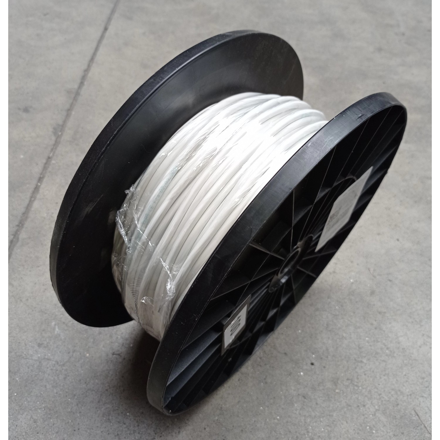 Silový kabel H03VV-F 3Gx0,75, bílá (cívka) - metráž