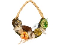 Malá girlanda s krmivem - průměr cca 45 cm x 30 cm Malá girlanda s krmivem - průměr cca 45 cm x 30 cm