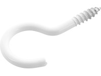 LUX-TOOLS Hák na prádelní šňůru bílý pr. 4,4 mm x 50 mm, 2 ks LUX-TOOLS Hák na prádelní šňůru bílý pr. 4,4 mm x 50 mm, 2 ks